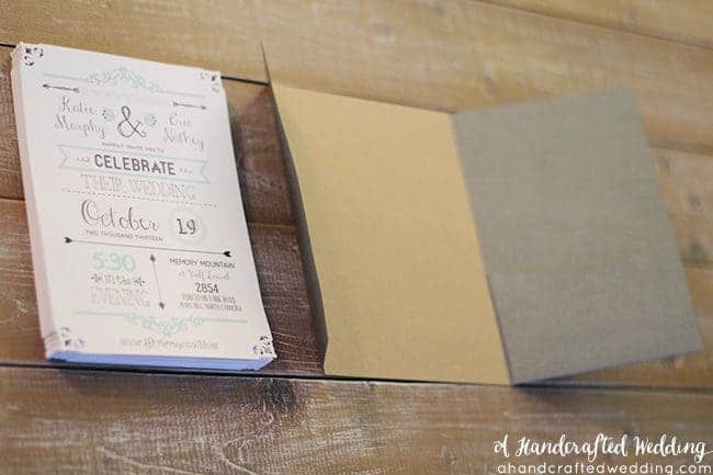 Rustic Wedding? Check out how to create these rustic wedding invitations + FREE Printable Templates! MountainModernLife.com