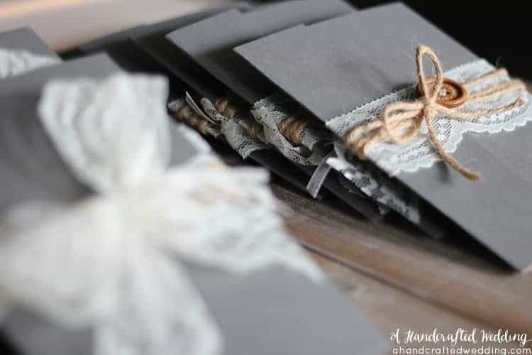 Rustic Wedding? Check out how to create these rustic wedding invitations + FREE Printable Templates! MountainModernLife.com