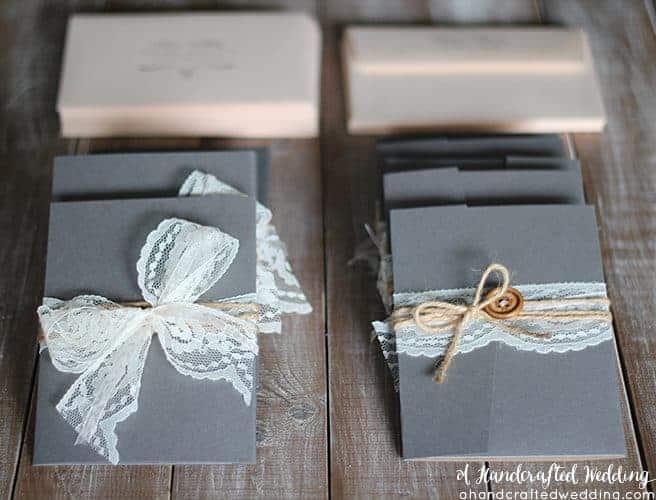 Rustic Wedding? Check out how to create these rustic wedding invitations + FREE Printable Templates! MountainModernLife.com