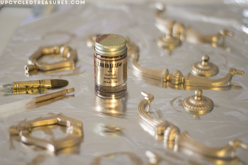 liquid-leaf-classic-gold-on-furniture-hardware-upcycledtreasures
