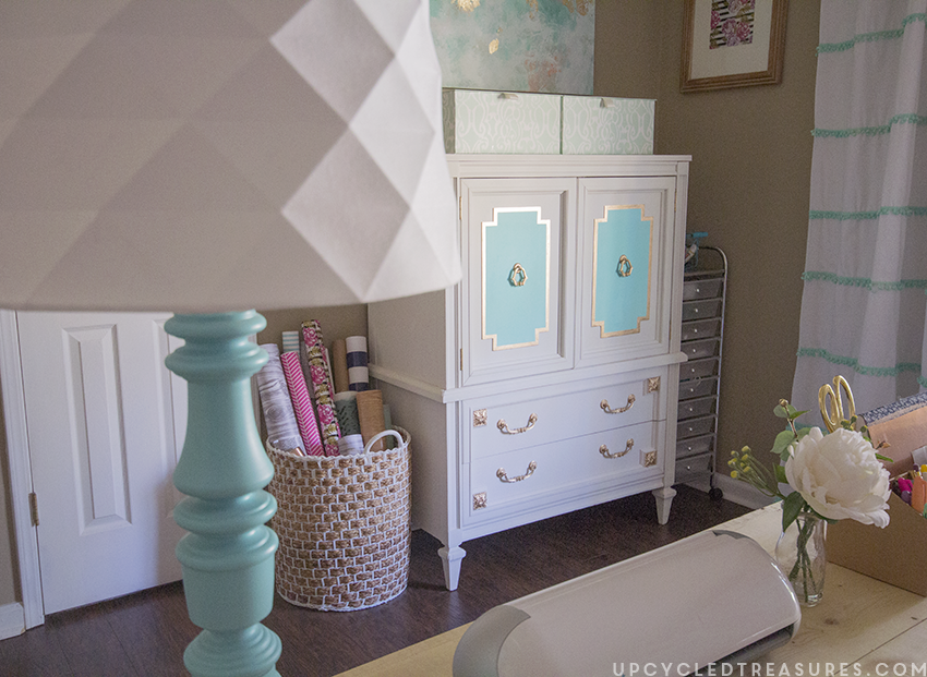 upcycled-mid-century-armoire-for-creative-workspace-upcycledtreasures