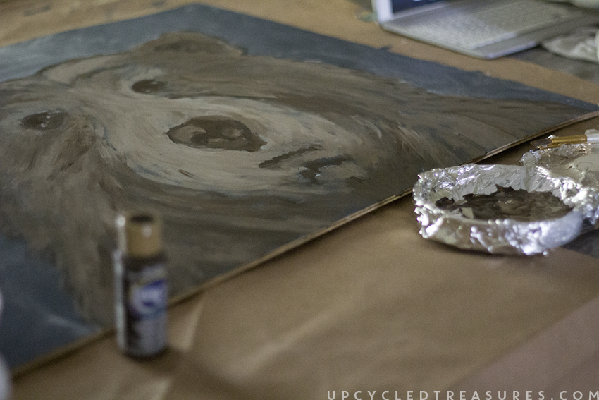 Looking to make something crafty? Check out how you can bring out your creativity with this DIY Wall Art for the dining room! MountainModernLife.com