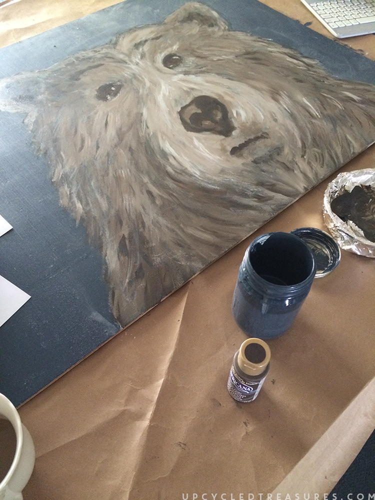 Looking to make something crafty? Check out how you can bring out your creativity with this DIY Wall Art for the dining room! MountainModernLife.com