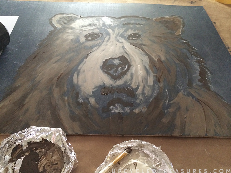 Looking to make something crafty? Check out how you can bring out your creativity with this DIY Wall Art for the dining room! MountainModernLife.com