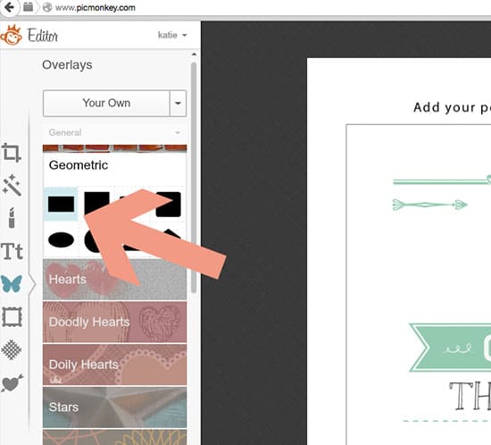 How to erase items on wedding invitations with PicMonkey mountainmodernlife.com