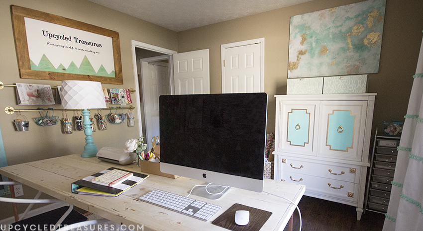 creative-workspace-and-craft-room-ideas-upcycledtreasures