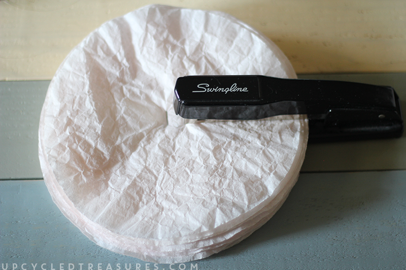 DIY Coffee Filter Garland - Craft it up with coffee filters to create some fun and whimsical garland! MountainModernLife.com