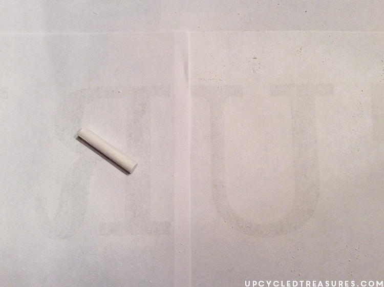 DIY Wall Art Using Easy Design Transfer - Oh Darling Let's be Adventurers -upcycledtreasures.com