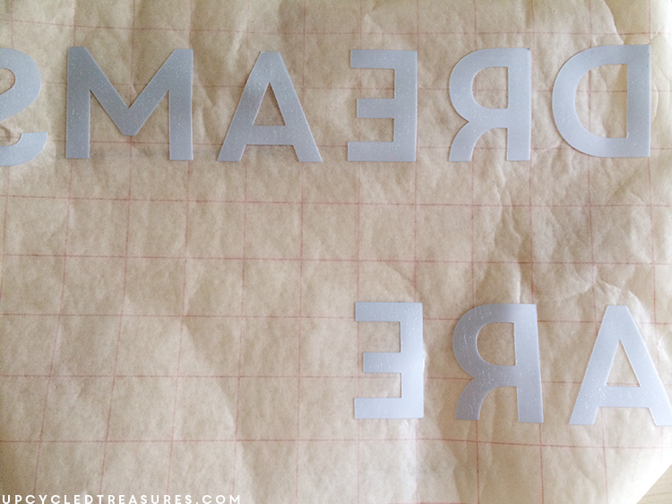 using the silhouette machine to create gilded wall art - upcycledtreasures