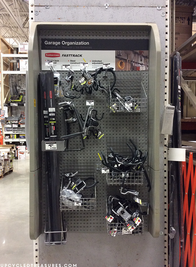 Garage Organization - How we transformed our disaster of a garage back into a useable space worthy of DIY project creation! UpcycledTreasures.com