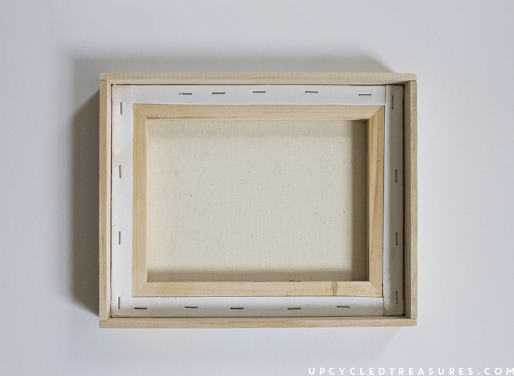 diy framed canvas. | MountainModernLife.com