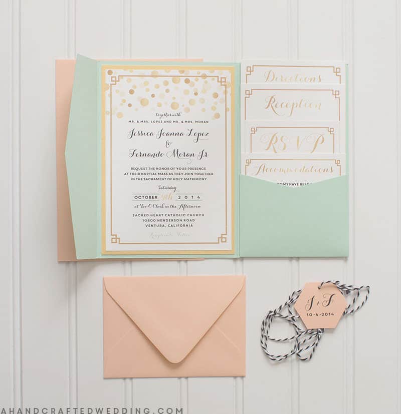 Are you looking to find inspiration for your wedding invitations? Check out these Modern DIY Wedding Invitations | MountainModernLife.com