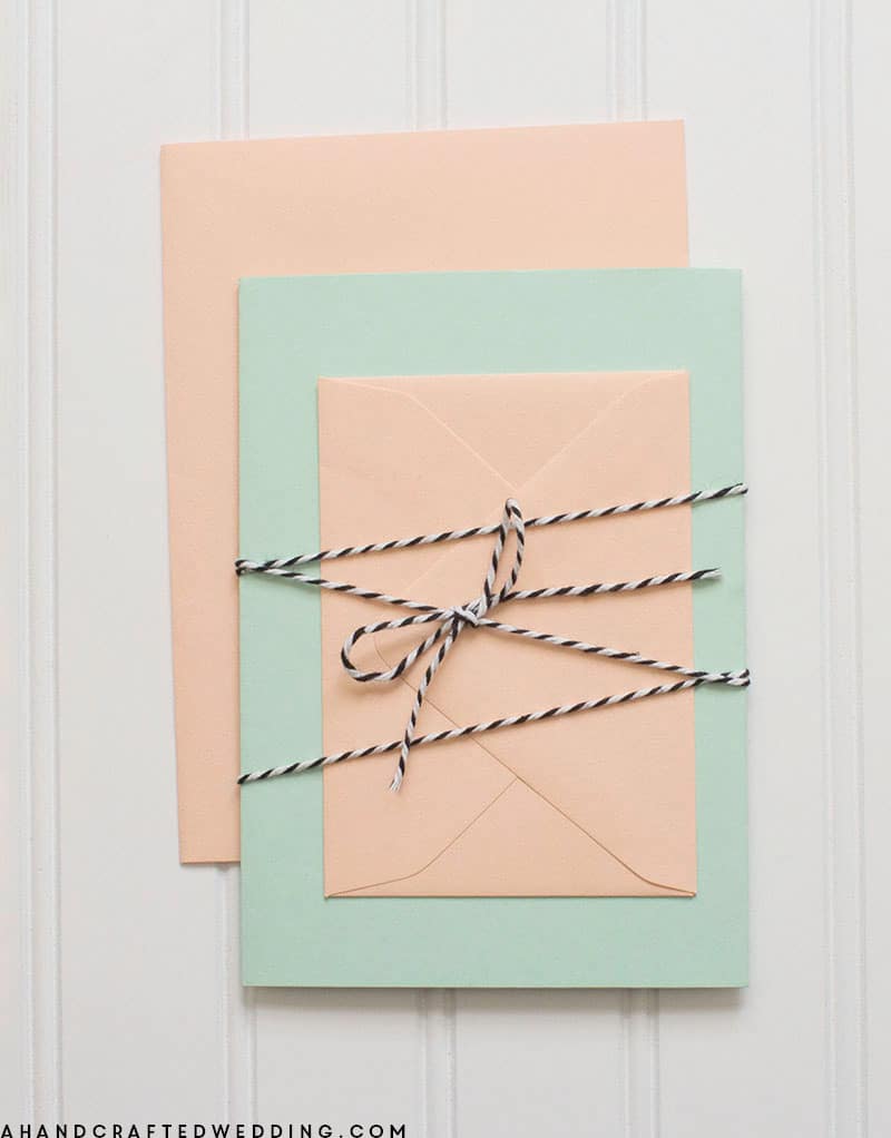 Are you looking to find inspiration for your wedding invitations? Check out these Modern DIY Wedding Invitations | MountainModernLife.com