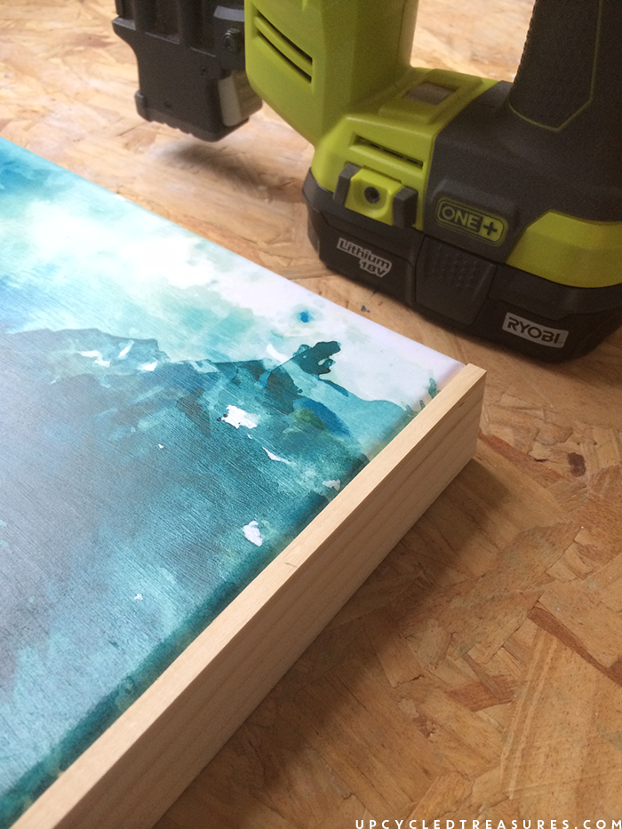 How to create modern rustic wall art and easy frame. | MountainModernLife.com