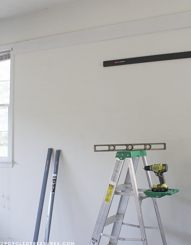 Garage Organization - How we transformed our disaster of a garage back into a useable space worthy of DIY project creation! UpcycledTreasures.com