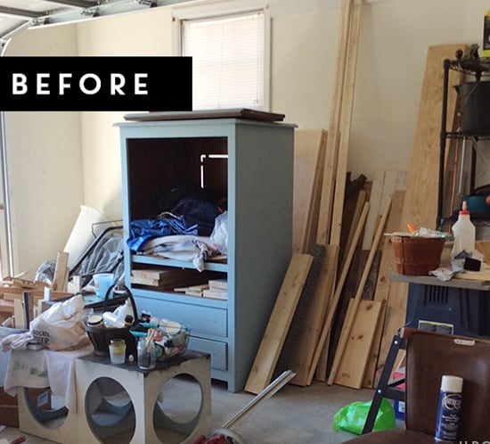 how to organize your garage before photo mountainmodernlife.com