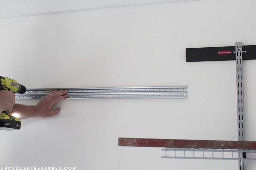 Garage Organization - How we transformed our disaster of a garage back into a useable space worthy of DIY project creation! UpcycledTreasures.com