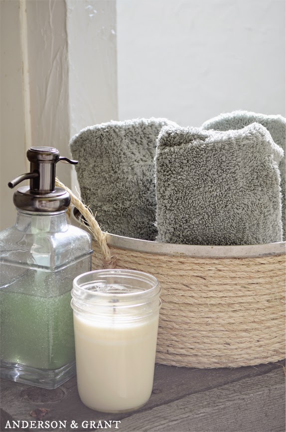 repurposed pot basket Anderson and Grant