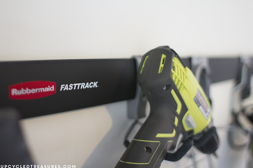 Garage Organization - How we transformed our disaster of a garage back into a useable space worthy of DIY project creation! UpcycledTreasures.com