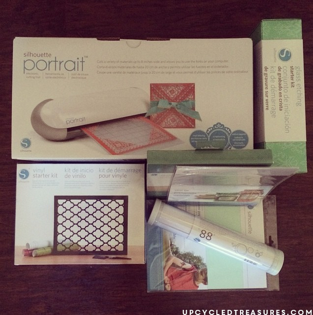 Silhouette Portrait package with supplies. MountainModernLife.com