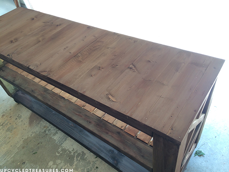 diy-rustic-console-table-with-tea-stain-upcycledtreasures