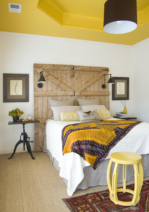 Sherry Hart Rustic Headboard and Bedroom Inspiration