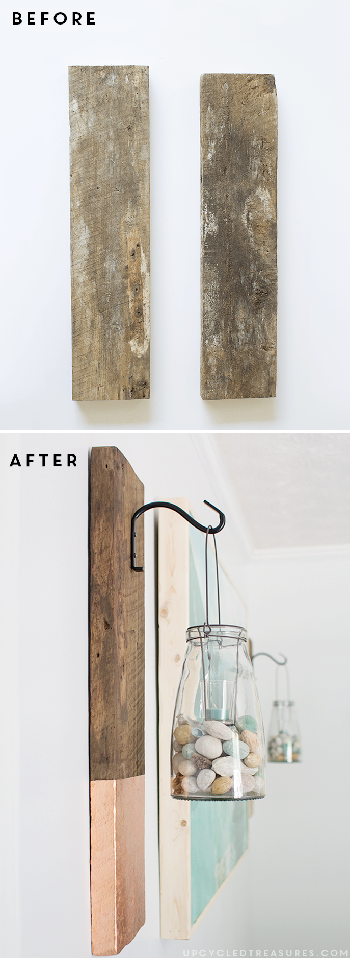 How to Create Modern Rustic Wall Hangings | upcycledtreasures.com