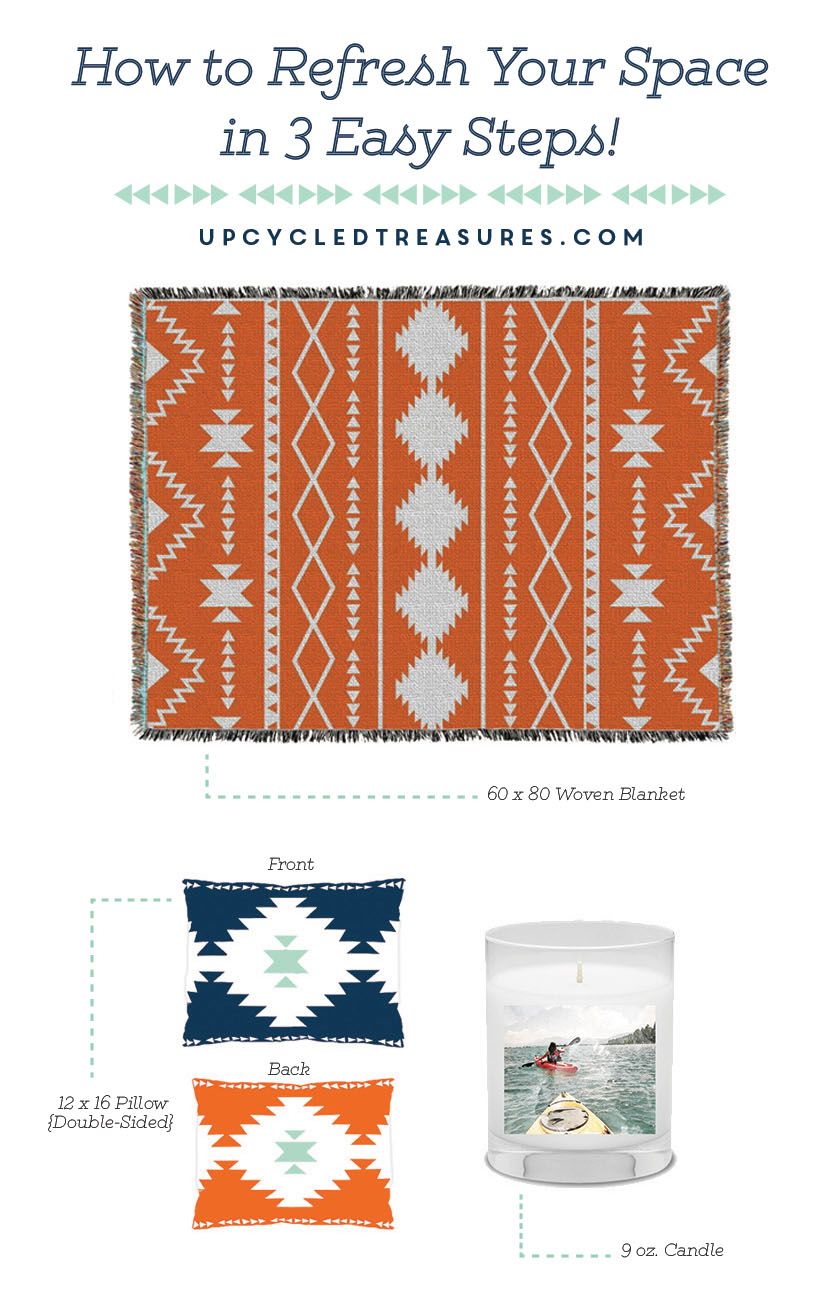 How to Refresh a Space in 3 Easy Steps | upcycledtreasures.com