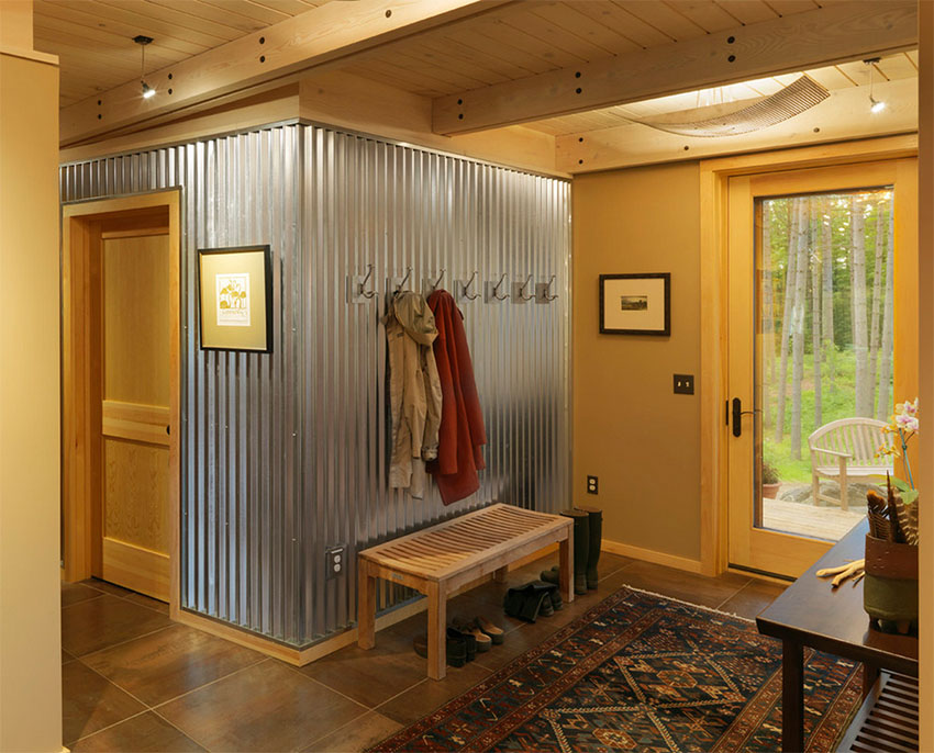 Corrugated Metal in Interior Design | MountainModernLife.com