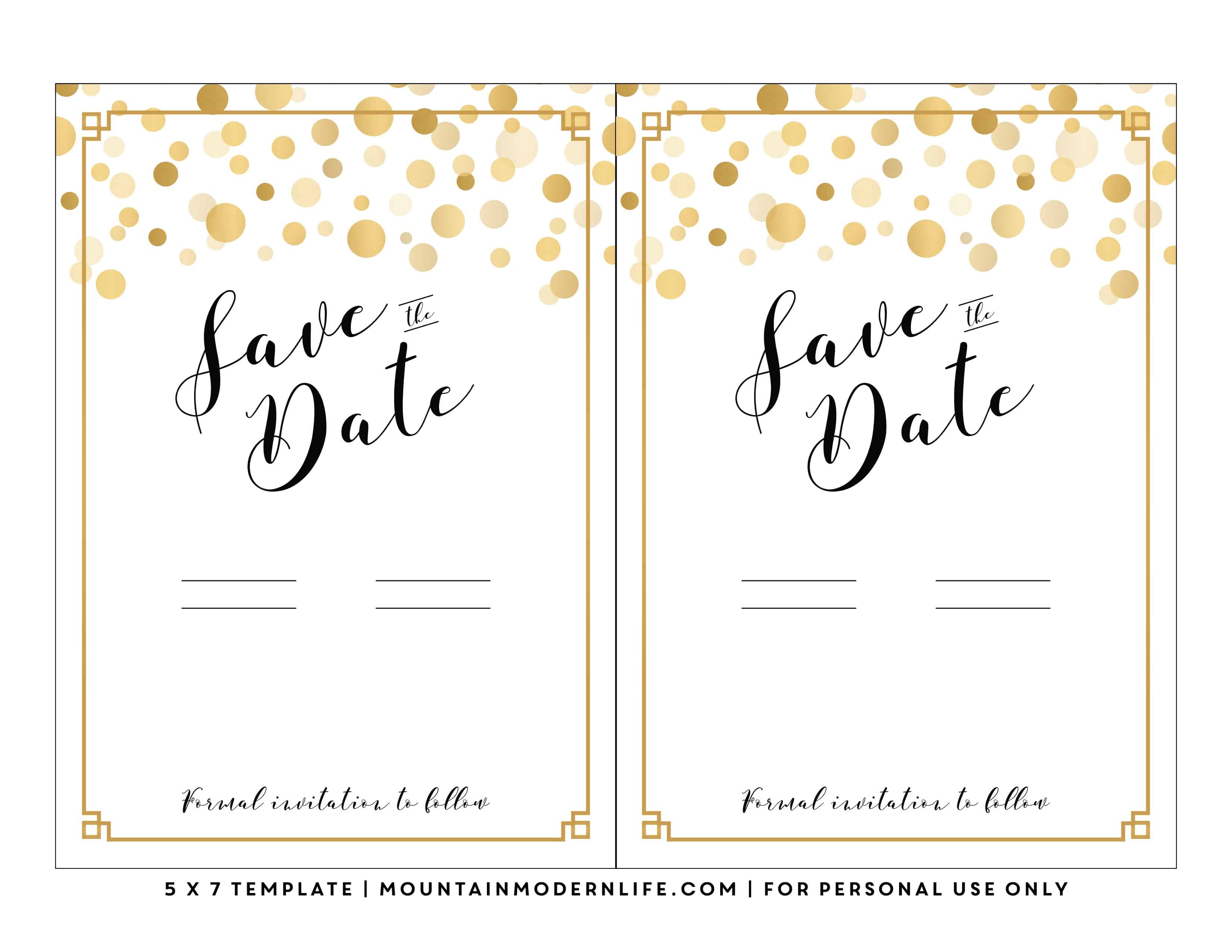 Save The Date Template Free Printables Printable Templates