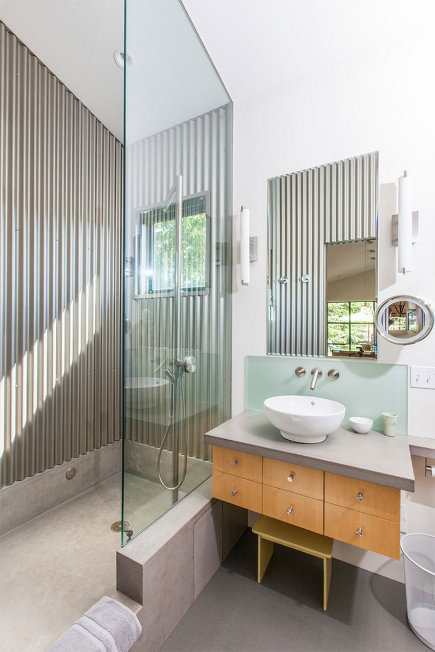 Corrugated Metal In Interior Design Mountainmodernlife Com