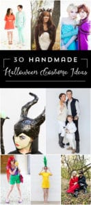 Check out these 30 handmade Halloween costume Ideas, and keep it handy for some last minute ideas!