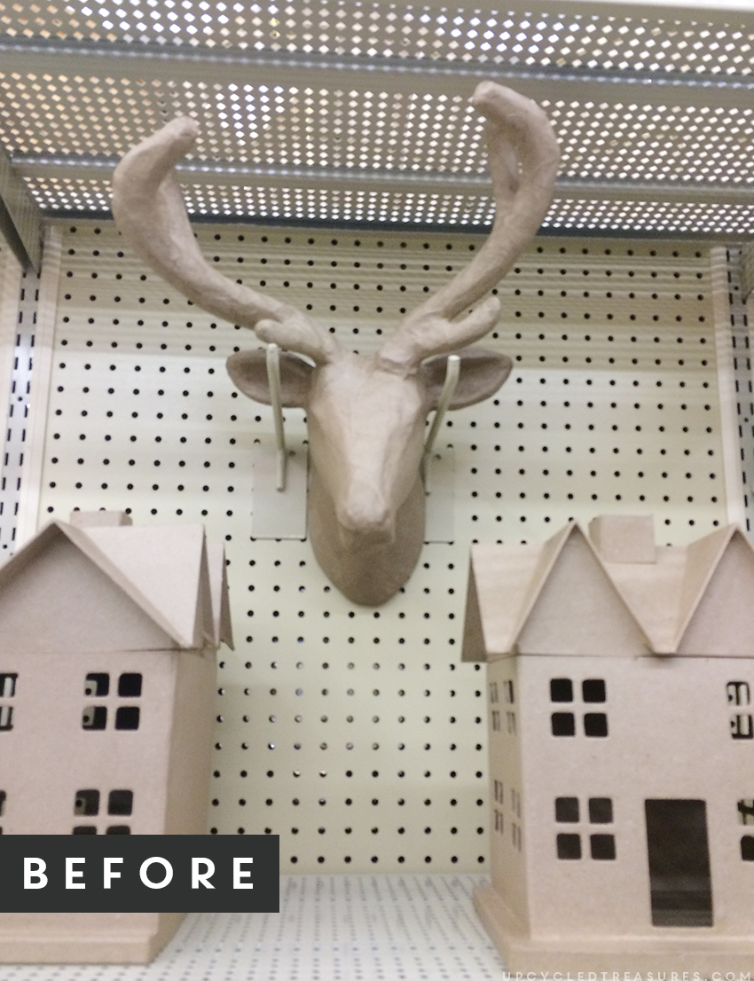 Add a touch of whimsy to your rustic decor with this DIY fabric animal wall sculpture. Not only is it easy to make, but it can easily be customized! upcycledtreasures.com