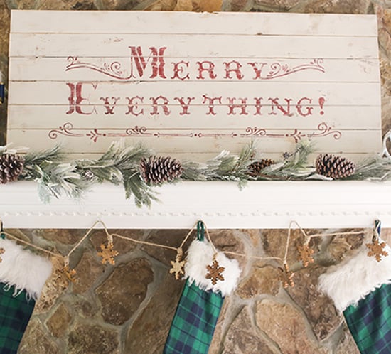 merry everything diy vintage wood sign mountainmodernlife.com