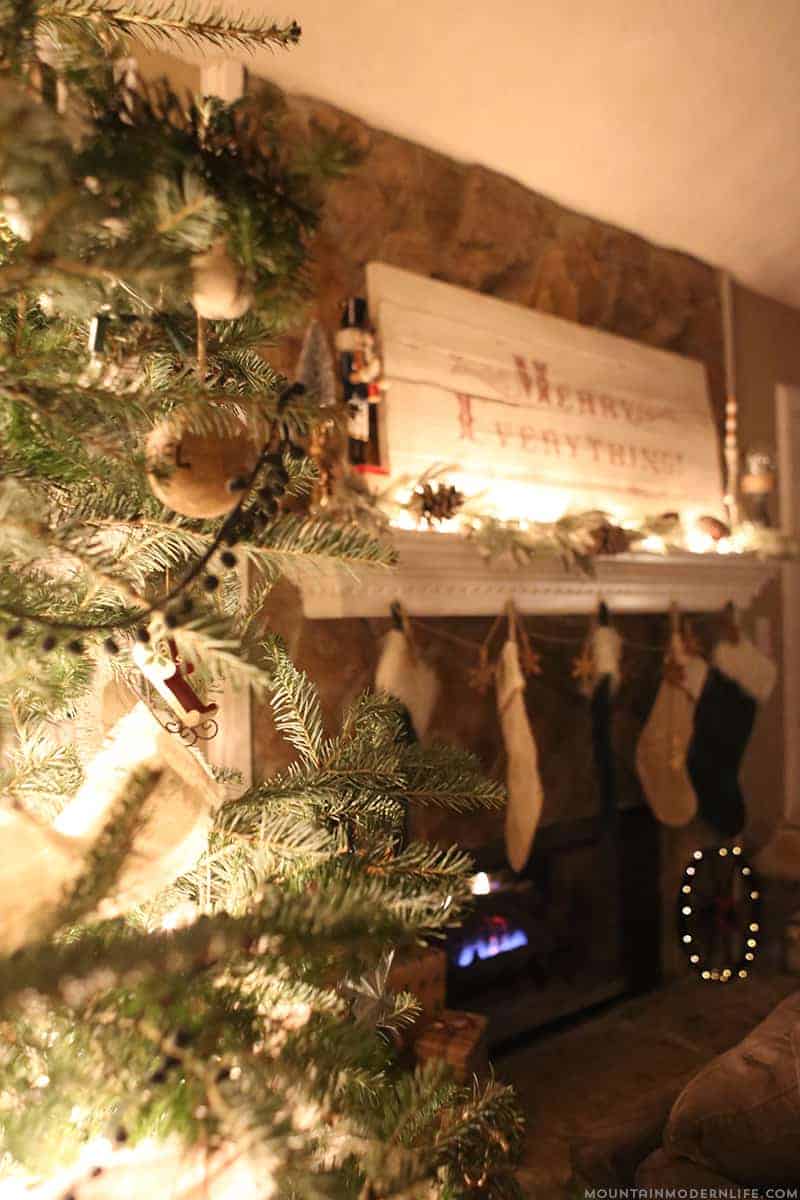 Merry Everything Christmas Sign | MountainModernLife.com