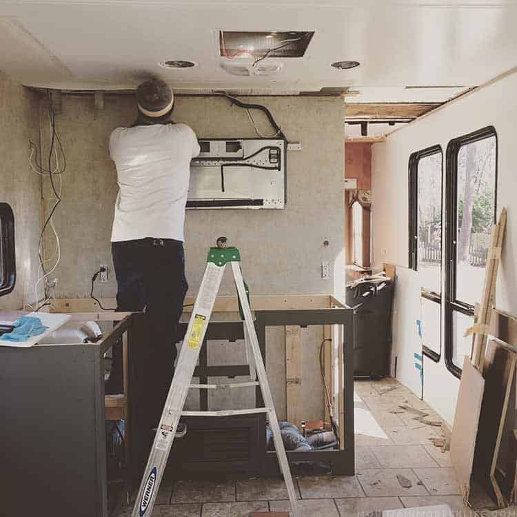Set back in our RV renovation