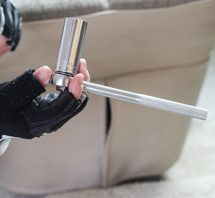 See how easy it is to remove RV Captain's Chairs so you can replace or move them temporarily for updates. | MountainModernLife.com