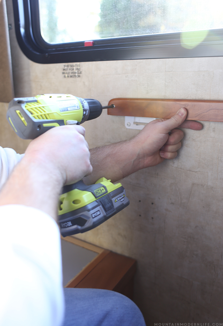 Looking to make changes to your Rig? See how easy it is to Remove the Dinette Booth from your RV | MountainModernLife.com