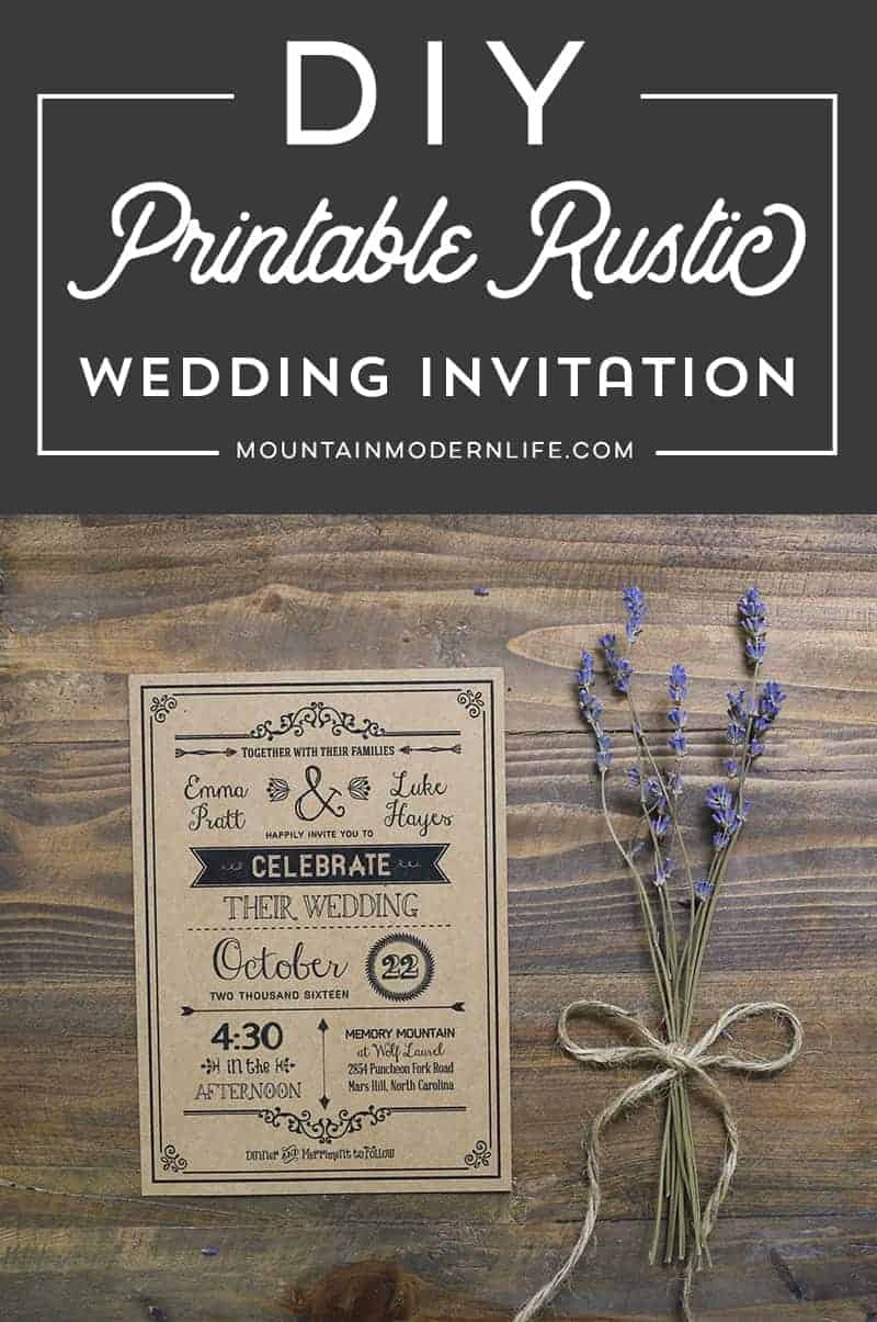 Diy Wedding Invitations Samples 7