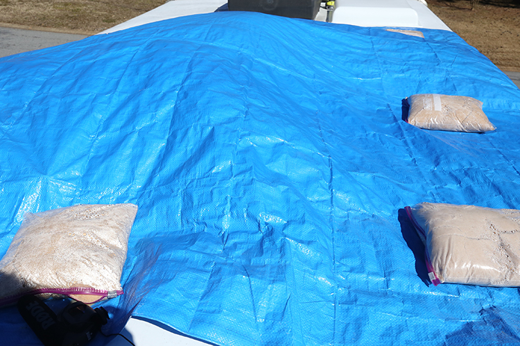 Take a look at the RV Renovation Week 3 Progress Update in our 2008 Allegro Tiffin Openroad 32LA | MountainModernLife.com