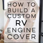 Looking for ways to update the "dog house" in your motorhome? Come see how we built this custom RV engine cover for our 2008 Tiffin Allegro Open Road 32LA!