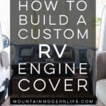 Looking for ways to update the "dog house" in your motorhome? Come see how we built this custom RV engine cover for our 2008 Tiffin Allegro Open Road 32LA!