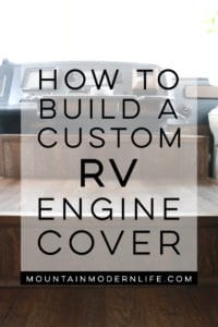 Looking for ways to update the "dog house" in your motorhome? Come see how we built this custom RV engine cover for our 2008 Tiffin Allegro Open Road 32LA!