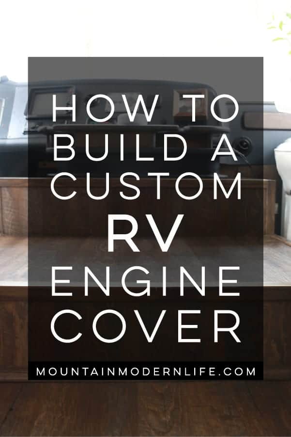Custom RV Engine Cover