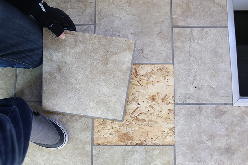 How To Replace Rv Flooring Mountainmodernlife Com Removing The Tile Flooring In Rv Mountainmodernlife Com