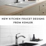 Looking for an easy kitchen update that will make a huge impact on both the form and function? Check out these new Kohler kitchen faucet designs!