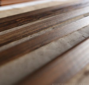 staining trim for flooring in RV mountainmodernlife.com