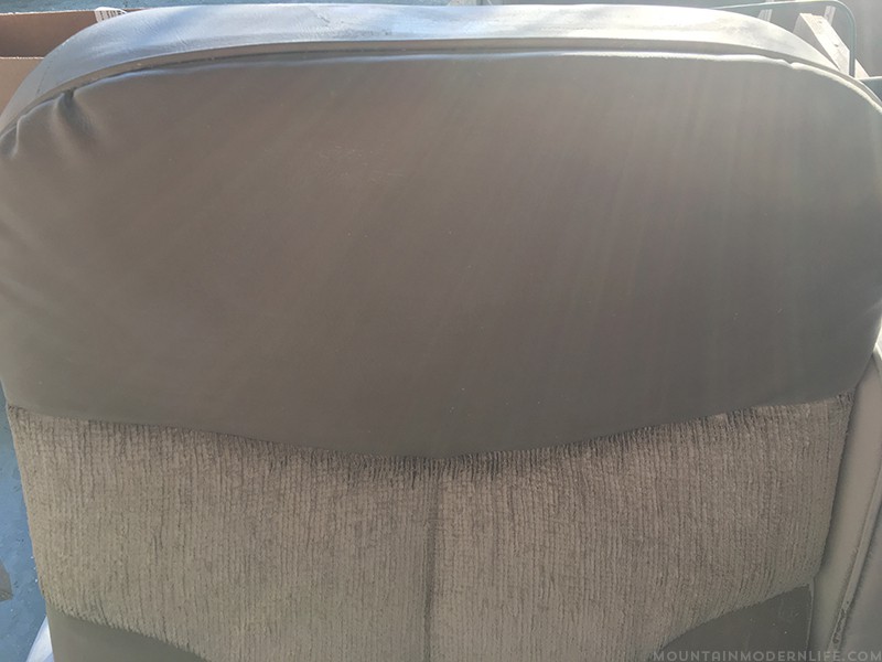 Follow along to see how the renovation process is going in our 2008 Tiffin Allegro Open Road 32LA. RV Renovation Progress Week 7 - Removing Paint from our Captain's Chair | MountainModernLife.com