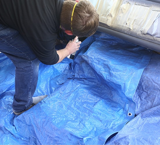 spray-painting-the-rv-dashboard-charcoal-gray-mountainmodernlife.com