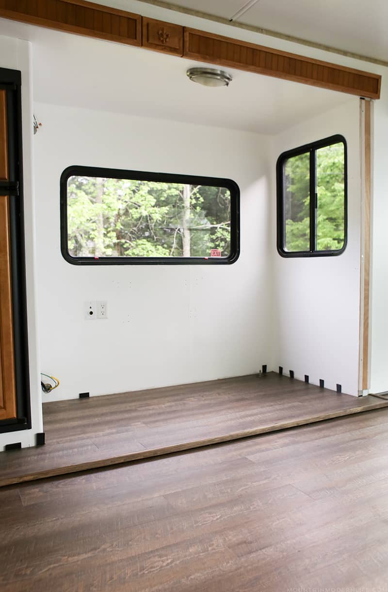 Replace The Flooring Inside A Rv Slide Out, Best Flooring For Rv With Slides